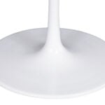 Modern Round Marble Pedestal Table for Kitchen, Bar, or Office 13 Modern Round Marble Pedestal Table for Kitchen, Bar, or Office