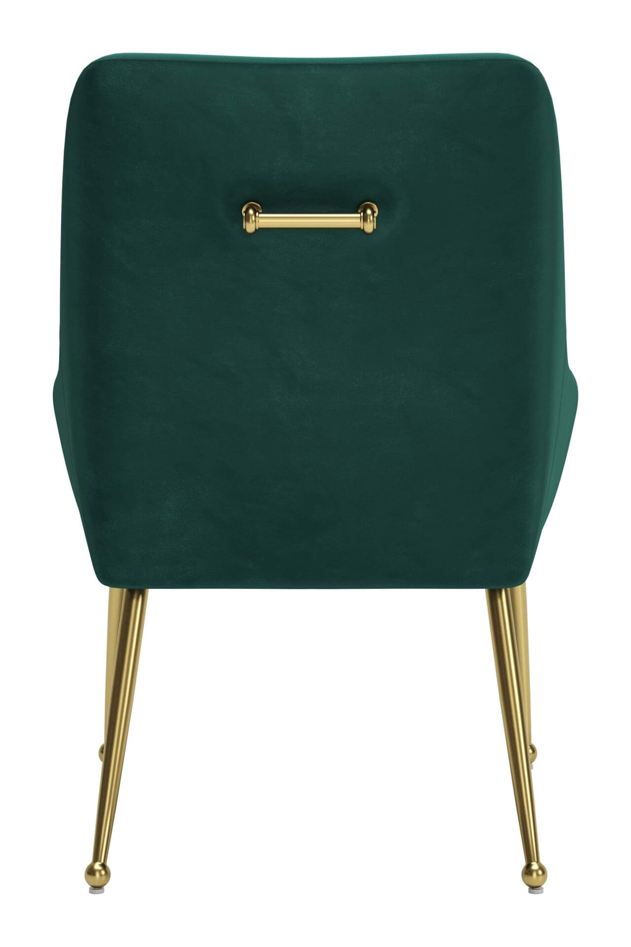 Velvet Armchair with Gold Metal Legs and Cushioned Backrest Green 6 Velvet Armchair with Gold Metal Legs and Cushioned Backrest Green - Image 6