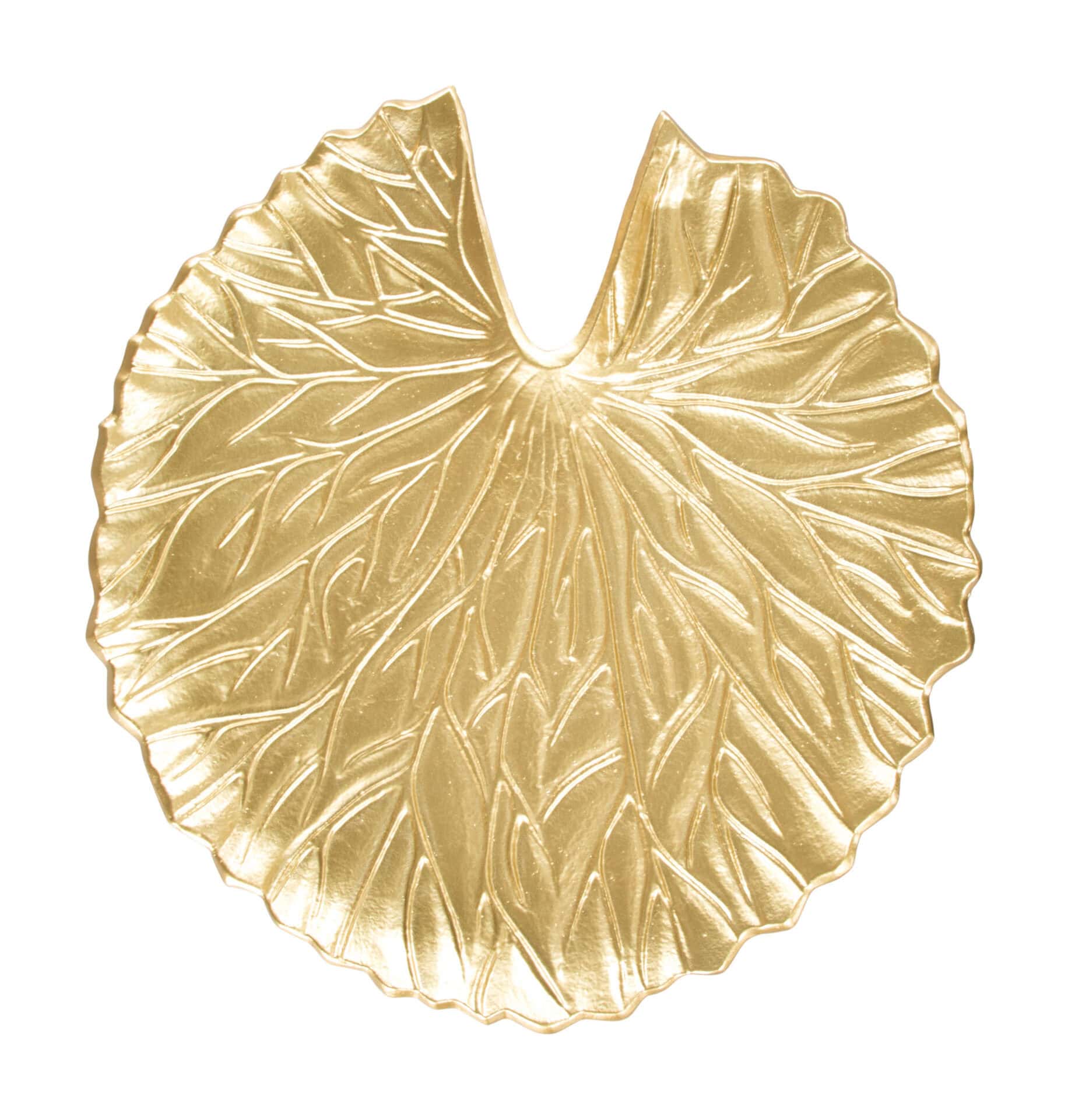 Gold Flower-Inspired Side Table with Curved Base and Textured Top 10 Gold Flower-Inspired Side Table with Curved Base and Textured Top - Image 10