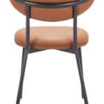 Modern Faux Leather Dining Chair with Steel Frame (Set of 2) 12 Modern Faux Leather Dining Chair with Steel Frame (Set of 2)