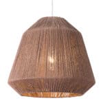 Natural Paper Rope Ceiling Lamp with Adjustable Cord 13 Natural Paper Rope Ceiling Lamp with Adjustable Cord