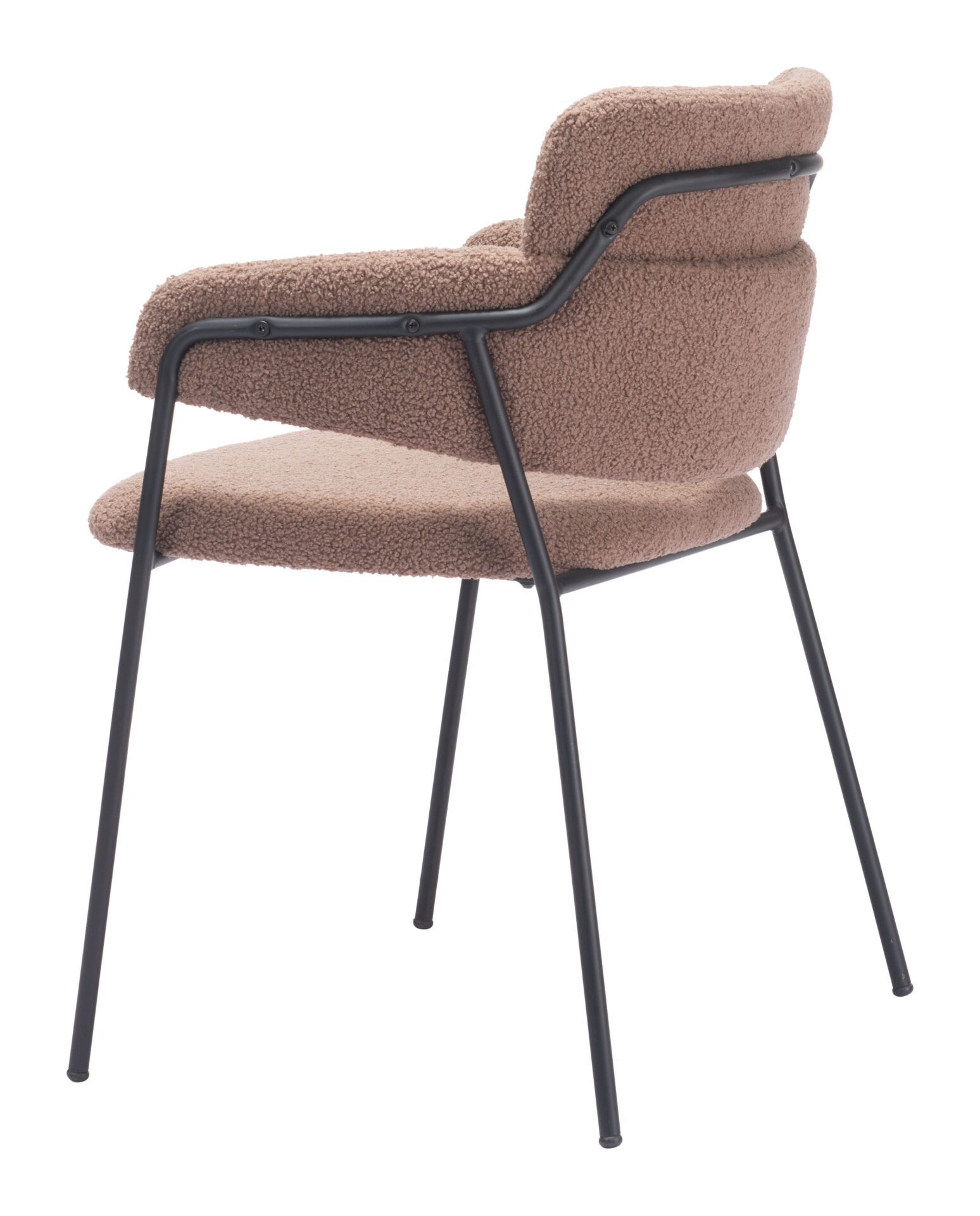 Mid-Century Modern Brown Dining Chair with Armrests (Set of 2) 10 Mid-Century Modern Brown Dining Chair with Armrests (Set of 2) - Image 10
