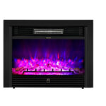 28.5 Inch Electric Fireplace with Adjustable Heat and Flame Colors