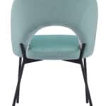 Modern Velvet Dining Chair with Printed Fabric and Steel Frame (Set of 2) 17 Modern Velvet Dining Chair with Printed Fabric and Steel Frame (Set of 2)