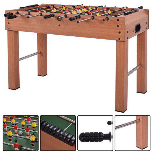 48 Inch Indoor Competition Foosball Table with Steel Rods 5 48 Inch Indoor Competition Foosball Table with Steel Rods - Image 5