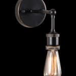 Steampunk Industrial Wall Lamp in Antique Black and Copper Finish 6 Steampunk Industrial Wall Lamp in Antique Black and Copper Finish