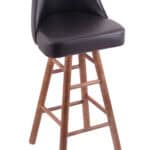 Grizzly 24-Inch Swivel Bar Stool with Medium Finish, Smooth Maple Leg, and Rein Thatch Seat 3 Grizzly 24-Inch Swivel Bar Stool with Medium Finish, Smooth Maple Leg, and Rein Thatch Seat