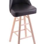 Grizzly 24-Inch Swivel Bar Stool with Natural Finish, Smooth Maple Leg, and Rein Thatch Seat 3 Grizzly 24-Inch Swivel Bar Stool with Natural Finish, Smooth Maple Leg, and Rein Thatch Seat
