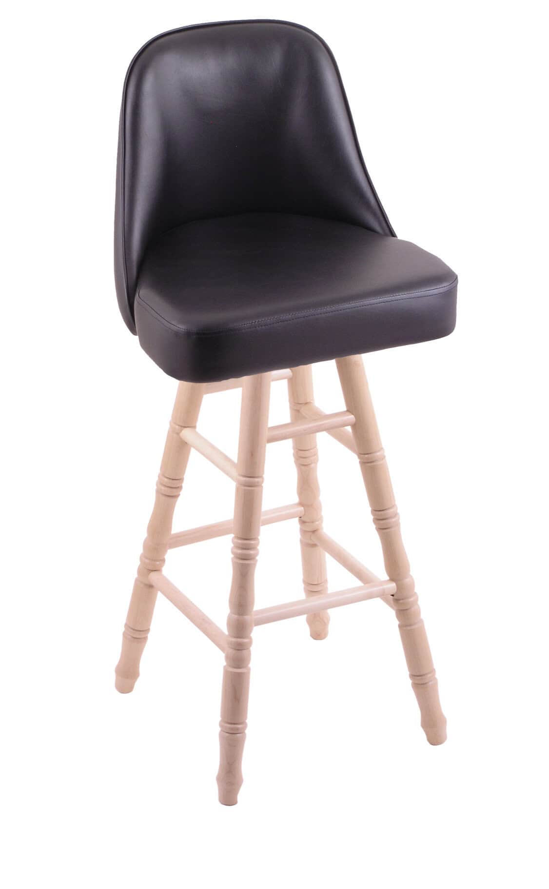 Grizzly 24-Inch Swivel Bar Stool with Natural Finish, Turned Maple Leg, and Rein Thatch Seat 1 Grizzly 24-Inch Swivel Bar Stool with Natural Finish, Turned Maple Leg, and Rein Thatch Seat