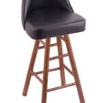Grizzly 24-Inch Swivel Bar Stool with Medium Finish, Smooth Oak Leg, and Rein Thatch Seat 3 Grizzly 24-Inch Swivel Bar Stool with Medium Finish, Smooth Oak Leg, and Rein Thatch Seat