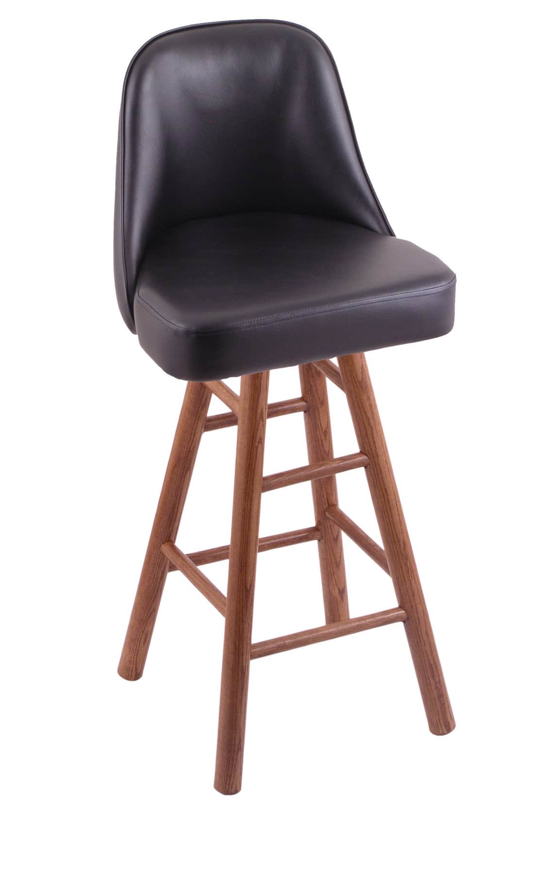 Grizzly 24-Inch Swivel Bar Stool with Medium Finish, Smooth Oak Leg, and Rein Thatch Seat 1 Grizzly 24-Inch Swivel Bar Stool with Medium Finish, Smooth Oak Leg, and Rein Thatch Seat