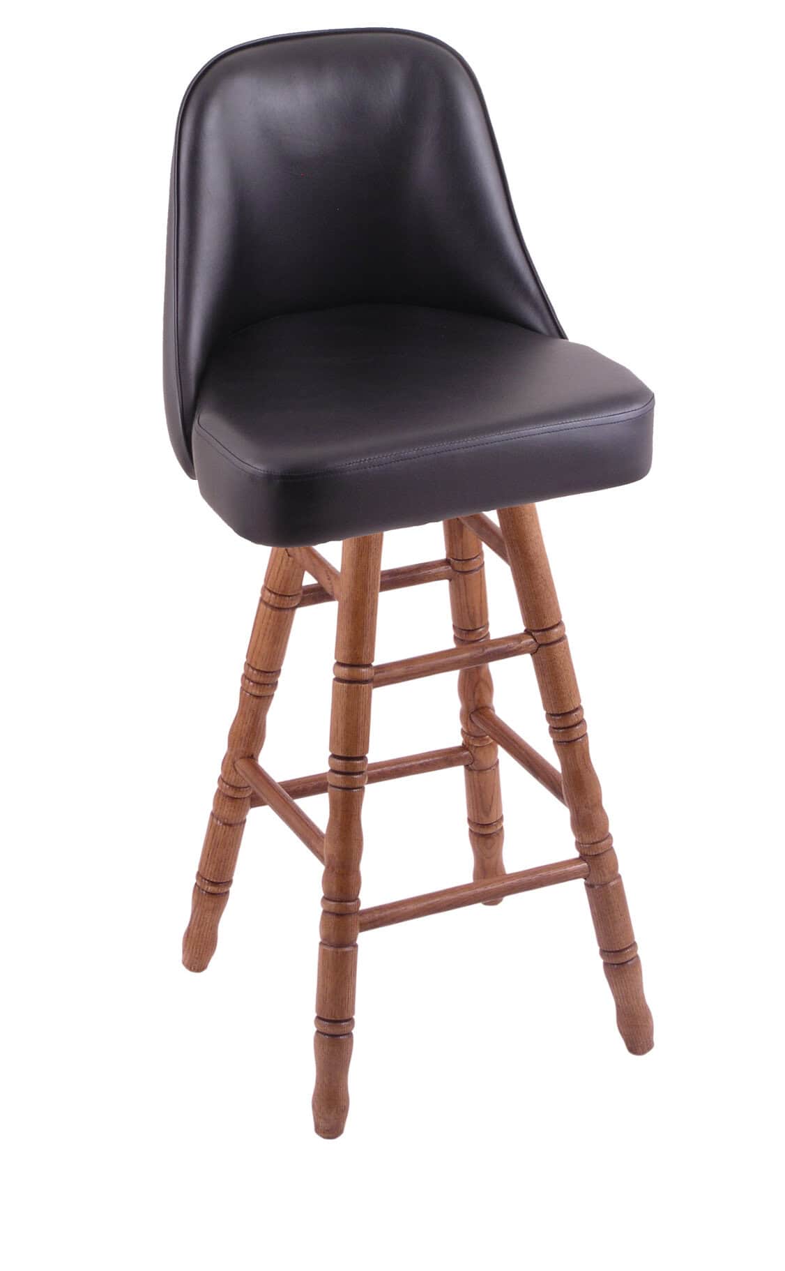Grizzly 24-Inch Swivel Bar Stool with Medium Finish, Turned Oak Leg, and Rein Thatch Seat 1 Grizzly 24-Inch Swivel Bar Stool with Medium Finish, Turned Oak Leg, and Rein Thatch Seat
