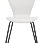White Mid-Century Modern Faux Leather Dining Chair (Set of 2) 14 White Mid-Century Modern Faux Leather Dining Chair (Set of 2)