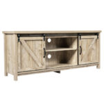 Sliding Barn Door TV Stand for 60 Inch Television