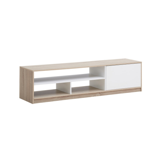 Modern 63 Inch TV Stand with Push-to-Open Cabinet 3 Modern 63 Inch TV Stand with Push-to-Open Cabinet - Image 3