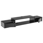 55 Inch Wall-Mounted Floating TV Stand with Power Outlet