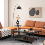 Modern Black Faux Marble Coffee Table with Storage Shelf 9 Modern Black Faux Marble Coffee Table with Storage Shelf
