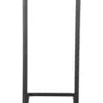 Minimalist Black Steel Frame Side Table with Rectangular Top 13 Minimalist Black Steel Frame Side Table with Rectangular Top