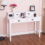 Modern Home Office Desk with 4 Drawers and Removable Organizer 8 Modern Home Office Desk with 4 Drawers and Removable Organizer