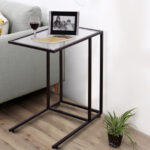 Tempered Glass Top Steel Frame Side Table for Small Spaces 13 Tempered Glass Top Steel Frame Side Table for Small Spaces