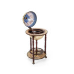 Italian Style Wooden Globe Wine Rack with Wheels 17 Inches 10 Italian Style Wooden Globe Wine Rack with Wheels 17 Inches