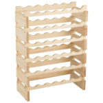 Stackable Wooden Wine Rack for 36 Bottles Wobble-Free Design 10 Stackable Wooden Wine Rack for 36 Bottles Wobble-Free Design