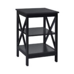3 Tier X-Design End Tables with Storage Shelves (Set of 2) 10 3 Tier X-Design End Tables with Storage Shelves (Set of 2)