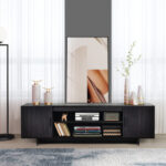 Modern Wood TV Stand with Storage for TVs Up to 65 Inch 14 Modern Wood TV Stand with Storage for TVs Up to 65 Inch