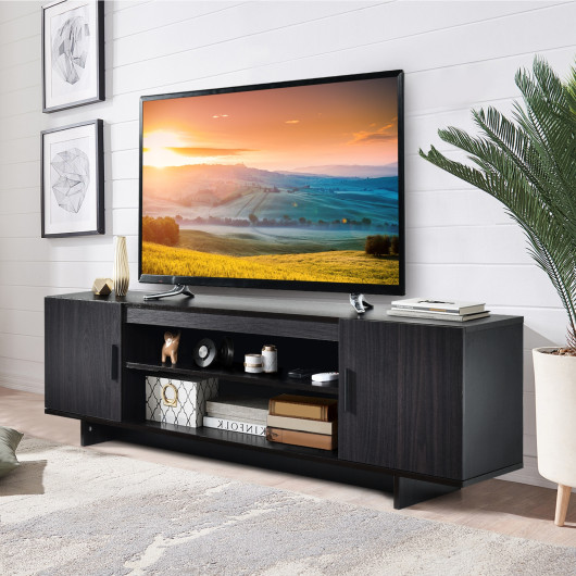 Modern Wood TV Stand with Storage for TVs Up to 65 Inch 6 Modern Wood TV Stand with Storage for TVs Up to 65 Inch - Image 6
