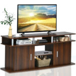 70 Inch TV Stand with Cabinets and Shelves for Storage 17 70 Inch TV Stand with Cabinets and Shelves for Storage