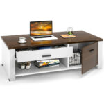 Modern Coffee Table with Storage Drawers and Compartments for Living Room 11 Modern Coffee Table with Storage Drawers and Compartments for Living Room