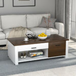 Modern Coffee Table with Storage Drawers and Compartments for Living Room 9 Modern Coffee Table with Storage Drawers and Compartments for Living Room