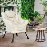 Ergonomic Polyester Fabric Chair with Steel Frame and Side Pocket 9 Ergonomic Polyester Fabric Chair with Steel Frame and Side Pocket