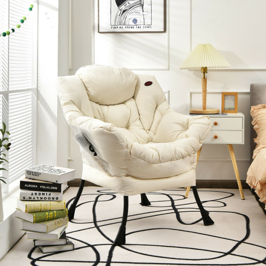 Ergonomic Polyester Fabric Chair with Steel Frame and Side Pocket 6 Ergonomic Polyester Fabric Chair with Steel Frame and Side Pocket - Image 6