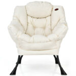Ergonomic Polyester Fabric Chair with Steel Frame and Side Pocket 11 Ergonomic Polyester Fabric Chair with Steel Frame and Side Pocket