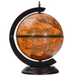 19 Inch Tabletop Globe Wine Cabinet with Vintage Map Design 10 19 Inch Tabletop Globe Wine Cabinet with Vintage Map Design