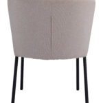 Stackable Mid-Century Modern Dining Chair with Tufted Upholstery (Set of 2) 16 Stackable Mid-Century Modern Dining Chair with Tufted Upholstery (Set of 2)