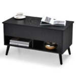 Lift Top Coffee Table with Hidden Compartment and Storage Shelves 17 Lift Top Coffee Table with Hidden Compartment and Storage Shelves