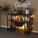 Industrial Wine Rack Cabinet with Shelves and Built-in Charging Station 20 Industrial Wine Rack Cabinet with Shelves and Built-in Charging Station
