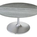 Modern Glam Round Dining Table with Marble Top and Steel Base 12 Modern Glam Round Dining Table with Marble Top and Steel Base