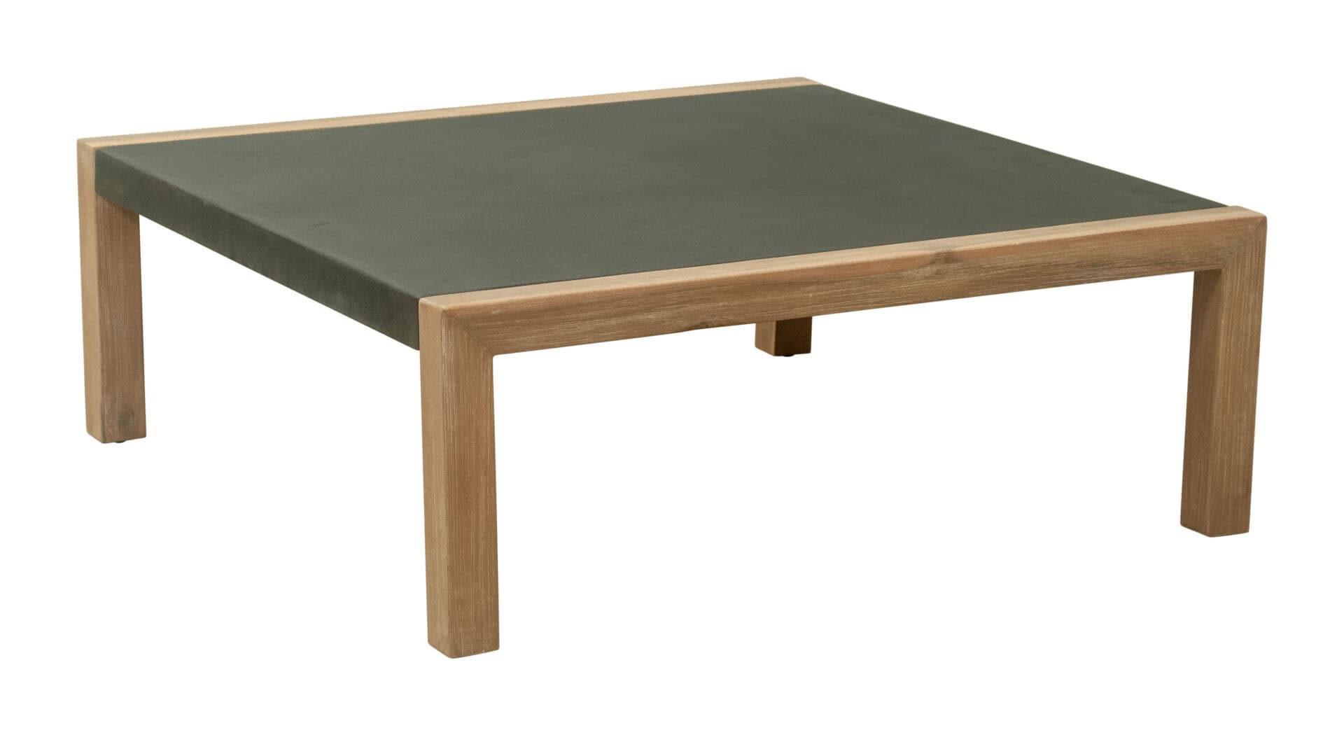 Gray Terrazzo and Acacia Wood Coffee Table for Living Rooms 1 Gray Terrazzo and Acacia Wood Coffee Table for Living Rooms