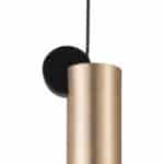 Modern Gold and Black Ceiling Lamp with Adjustable LED Lighting