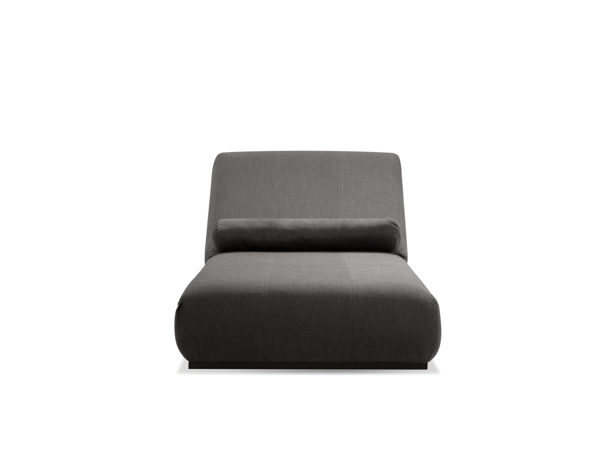 bondi charcoal sunbrella fabric black aluminum outdoor lounger chair