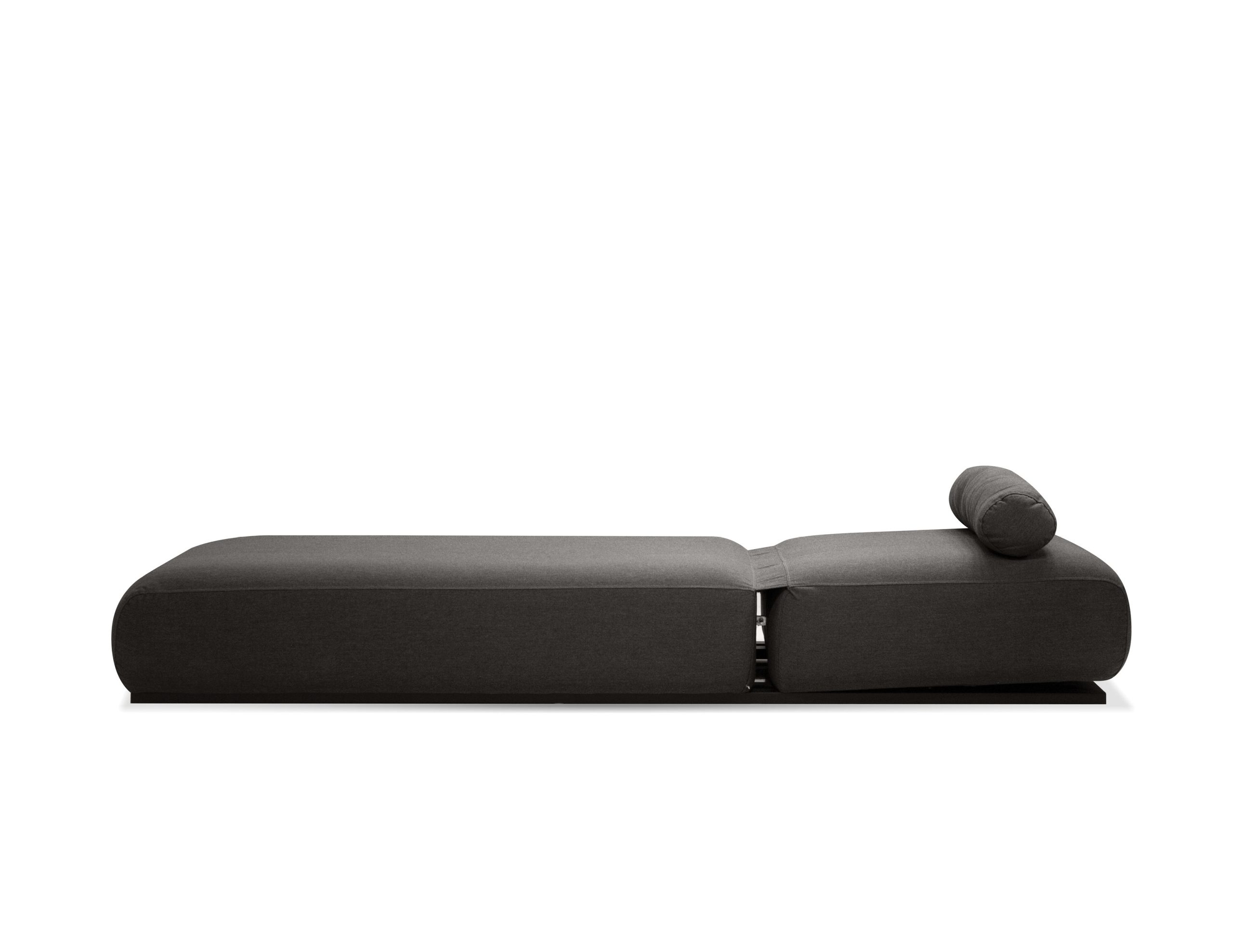 bondi charcoal sunbrella fabric black aluminum outdoor lounger chair
