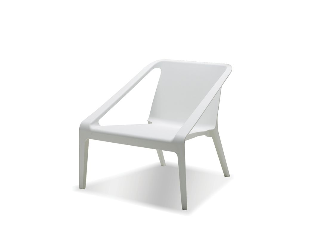 yumi white polypropylene indoor outdoor chair set