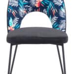 Multicolor Velvet Dining Chairs with Steel Frame (Set of 2) 18 Multicolor Velvet Dining Chairs with Steel Frame (Set of 2)