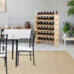 Stackable Wooden Wine Rack for 36 Bottles Wobble-Free Design 9 Stackable Wooden Wine Rack for 36 Bottles Wobble-Free Design