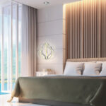 Modern Adjustable Warm White LED Chandelier with Dimmable Brightness