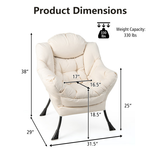 Ergonomic Polyester Fabric Chair with Steel Frame and Side Pocket 5 Ergonomic Polyester Fabric Chair with Steel Frame and Side Pocket - Image 5