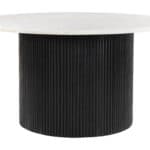 Modern Marble Top Coffee Table with Sleek Acacia Wood Base 5 Modern Marble Top Coffee Table with Sleek Acacia Wood Base